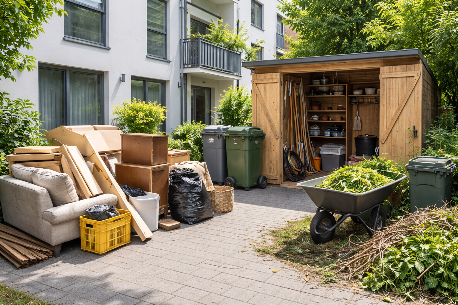 Entrümpelung & Entsorgung im Außenbereich